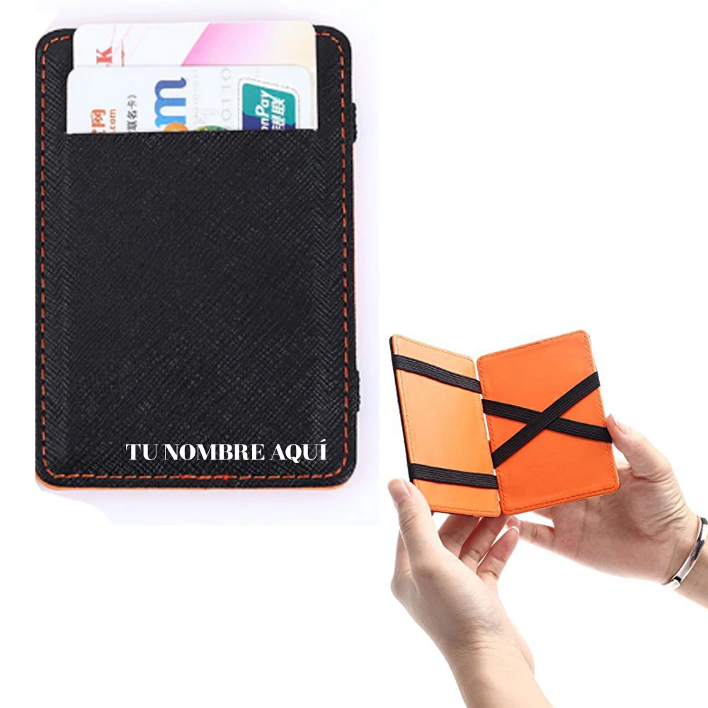 Wallet Man wallet woman magic wallet card holder and wallet with anti-theft RFID security system cards