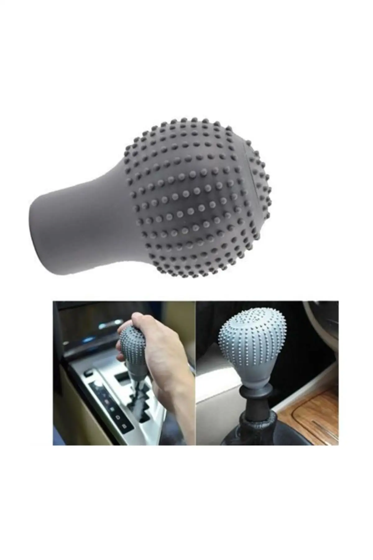 Gray black Silicone Flexible Each Vehicle Gear Shift Knob Massage T36905 automotive urunleri car auto gear shift sheath