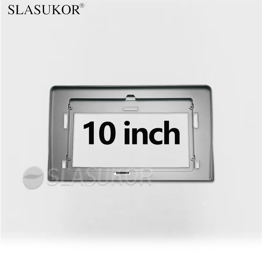 10 INCH Fascia fit For Toyota HiAce Ventury H200 2004 - 2018 ABS Frame Panel Dash Mounting Installation Trim Kit Frame Bezel