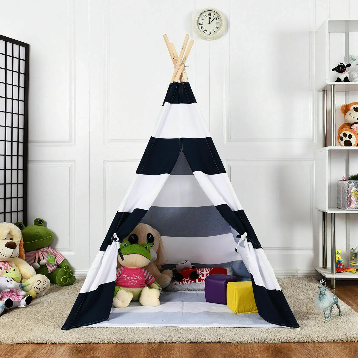 5 'indian Play Tent Teepee bambini Playhouse Sleeping Dome borsa da trasporto portatile HW61061