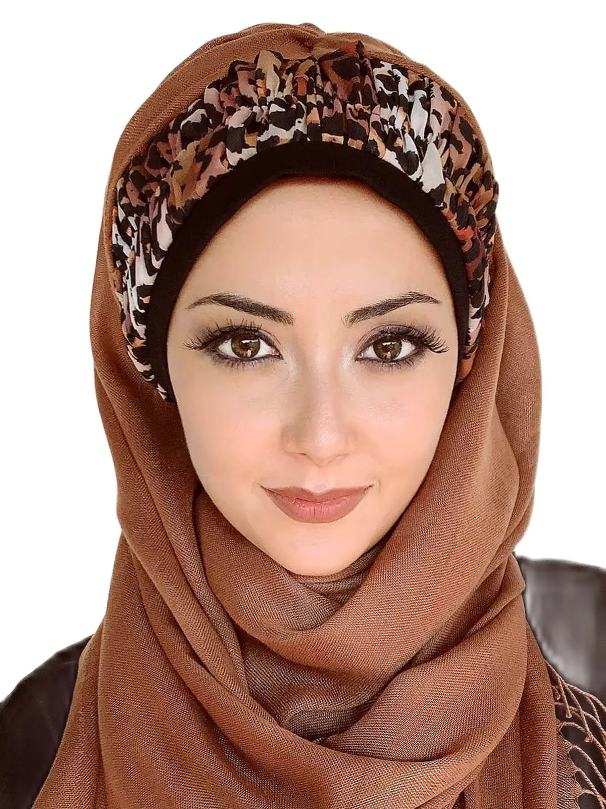 New Fashion Hijab 2021 Women Muslim Hijab Turban Hat Bone Islamic Clothing Princess Model Coffee Hijab Scarf Kerchief Ready Shaw