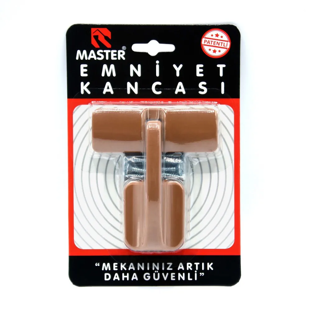 Master fabbro professionale utensili a mano forniture gancio di sicurezza di lusso marrone (EMK-02)