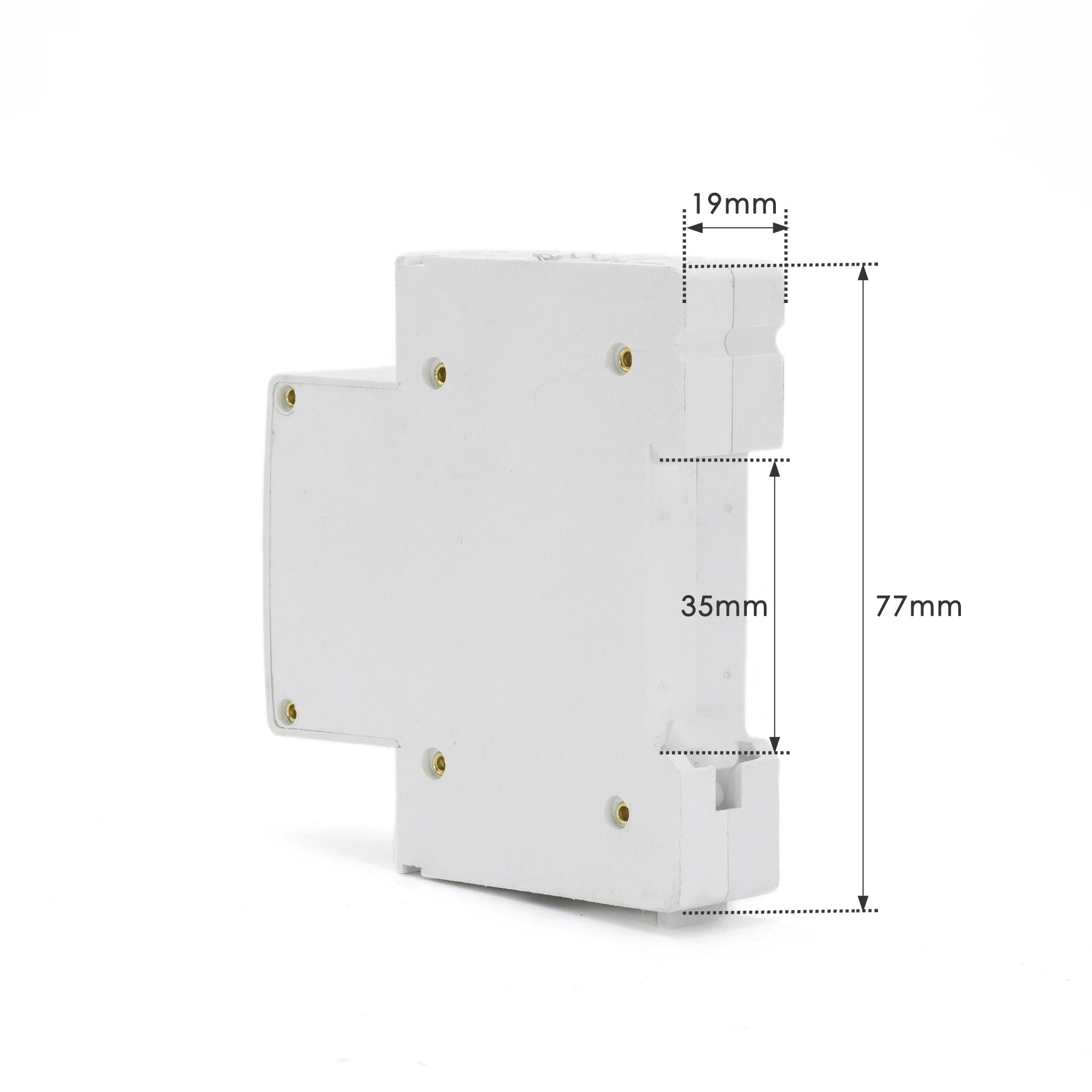 Din Rail Mini Wifi Circuit Breaker Wifi Relay Switch 1P 50A, eWeLink App, Work with Alexa Google Home