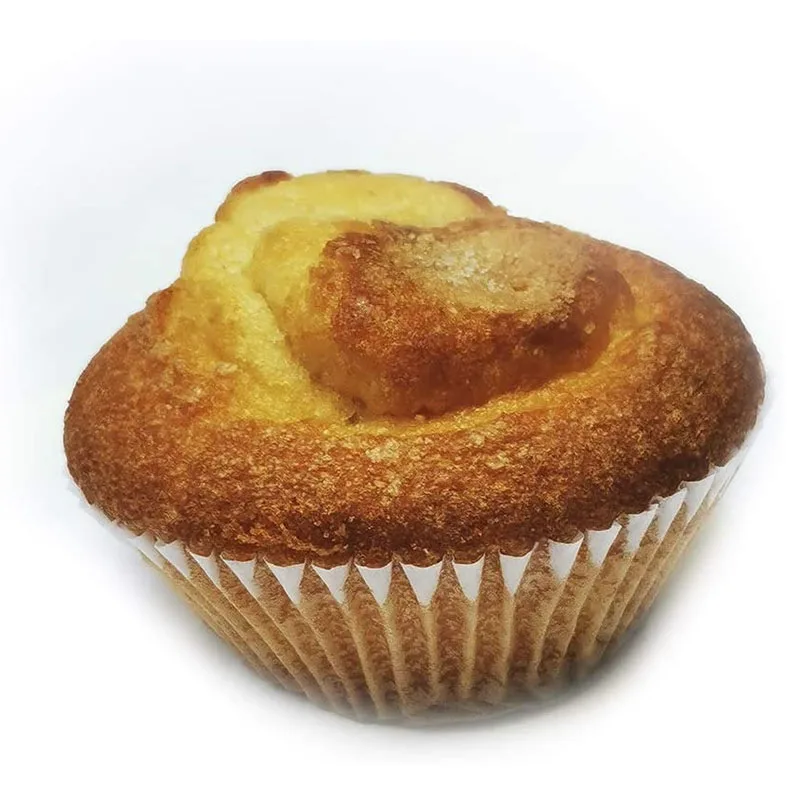 LAPASION - Magdalena redonda envuelta individualmente | Ideal para desayunos y meriendas | Caja 2 Kg | Producto de repostería