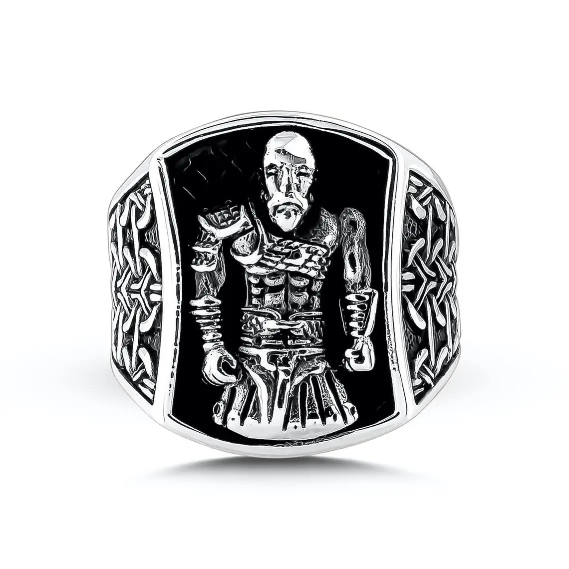 Silver Men Soldier Model Ring, Warrior Ring, Handmade Men Jewelery, Vintage Antique Accessory, Solid 925 Sterling Silver GiftHim