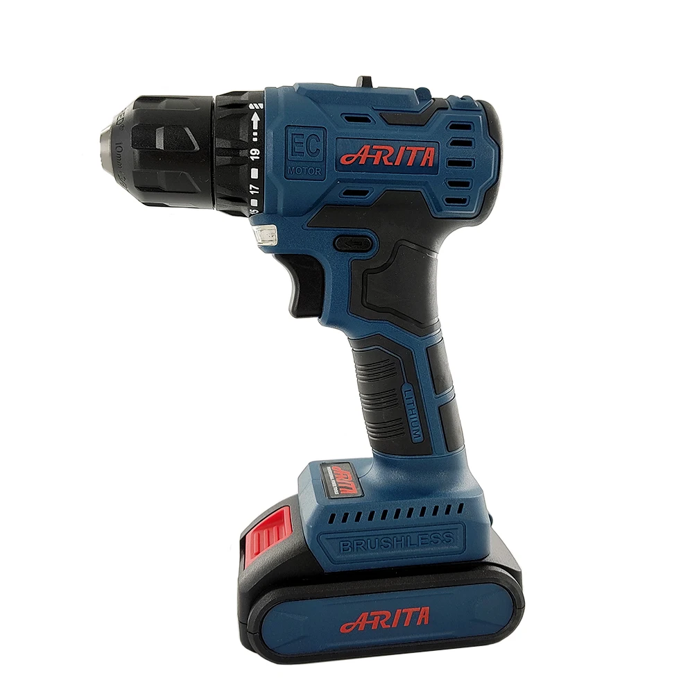 21V Arita Screw Drill With 2 Batteries No Impact Battery Level