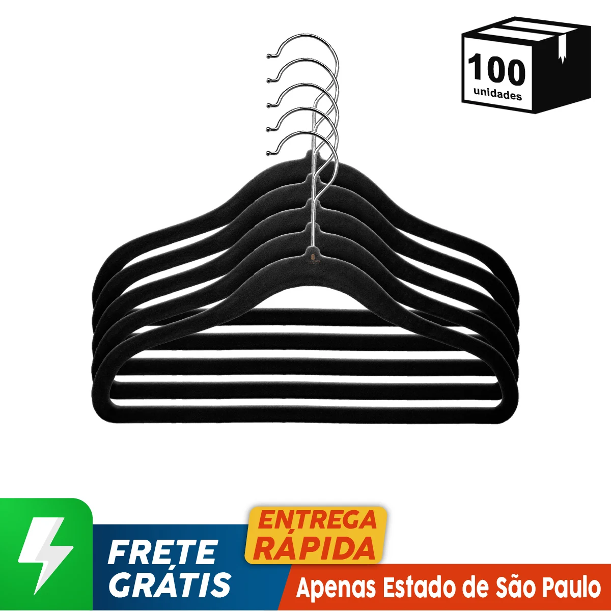 100 Cabides Veludo Antiderrapante Armário Guarda-Roupa Crianças Pequenas Para Armazenamento Roupas Casacos Blusas Vestidos