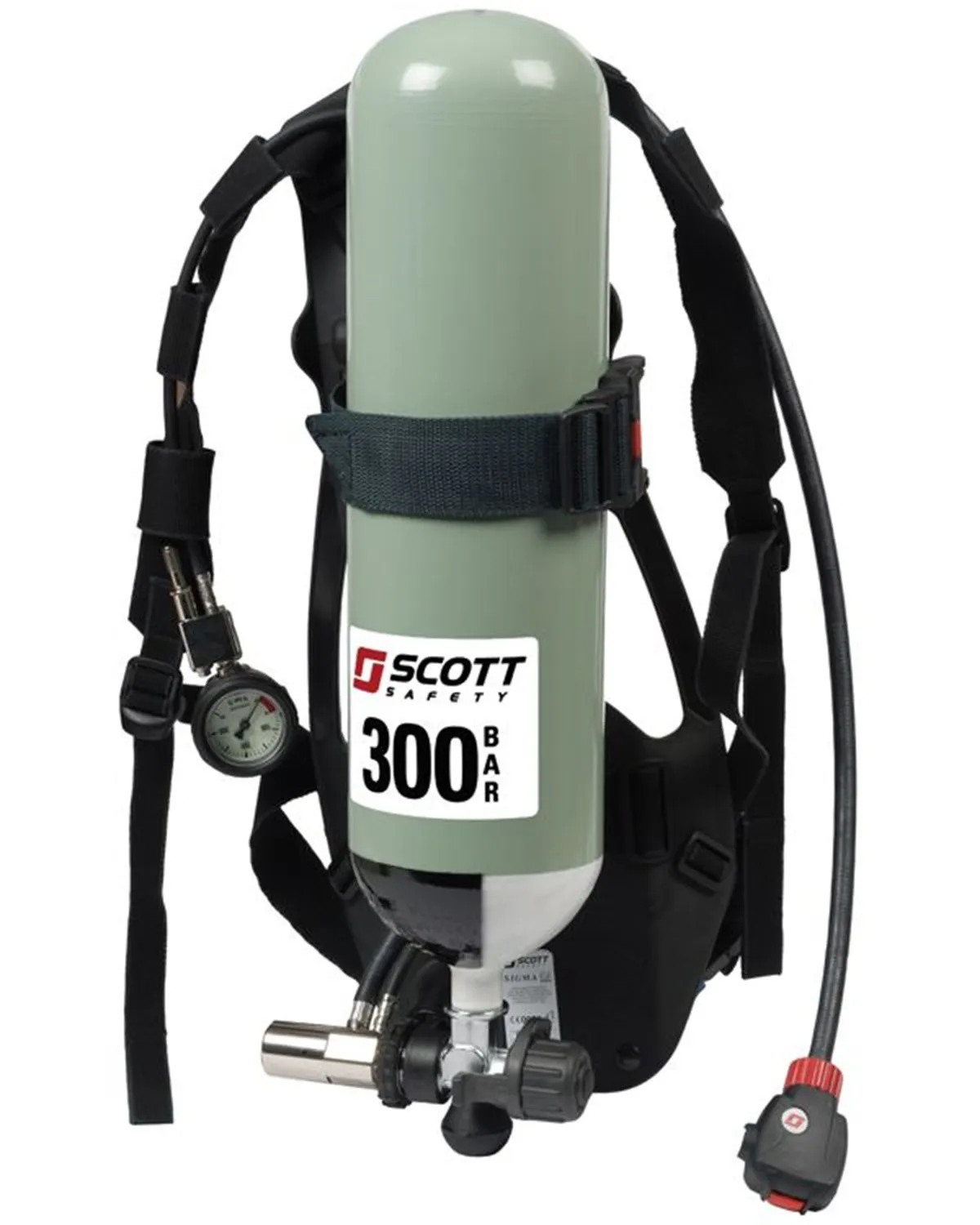 Scott Sigma 2-Tube Breathing System (Steel-Tube) EN 137 TYPE 2 / EN 139 standards and is CE marked