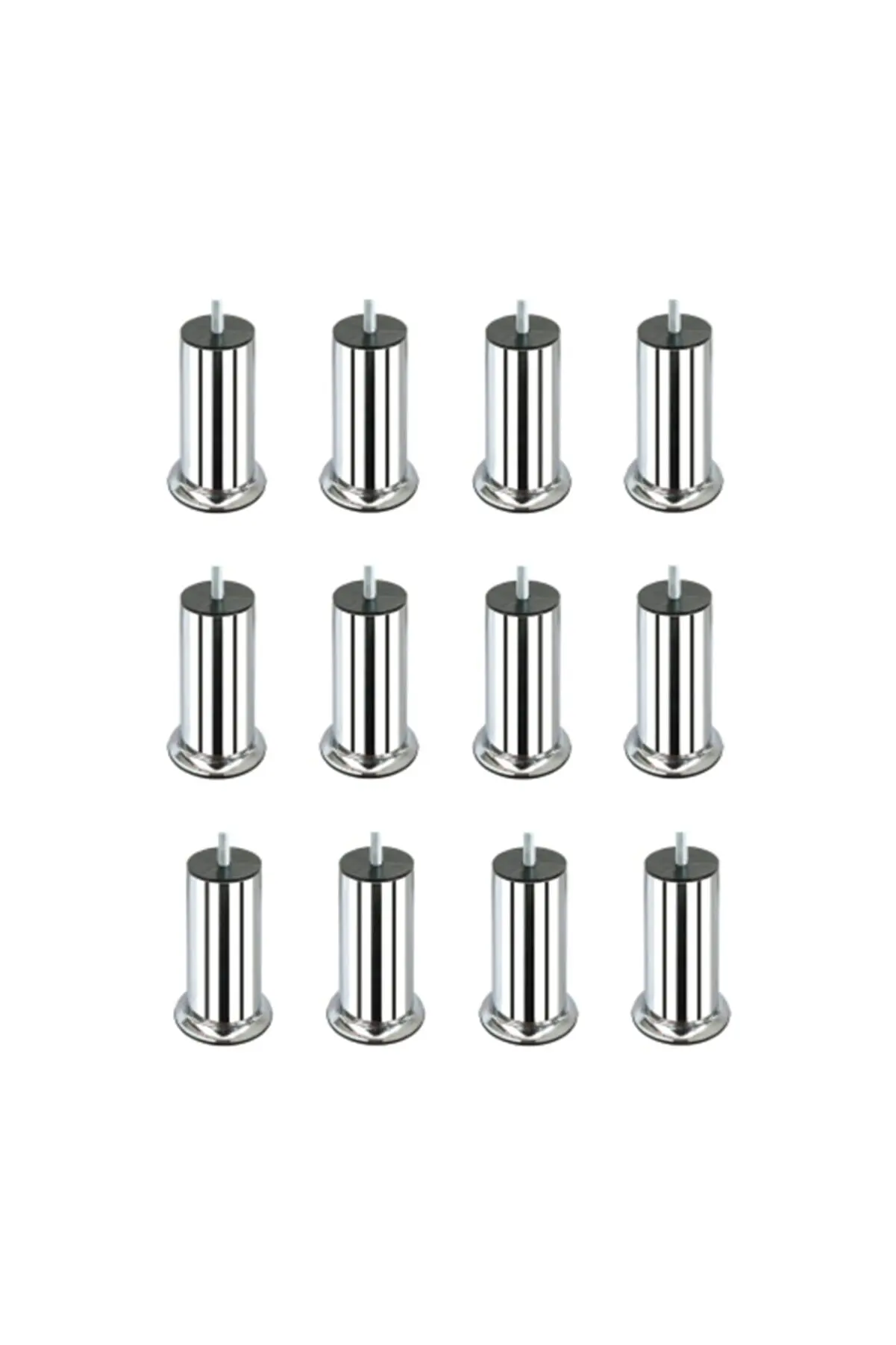 Metal Base Cabinet Leg Set M8 fine thread screw Chrome plinth upgrade furniture feet chrome feet set hardware hardware