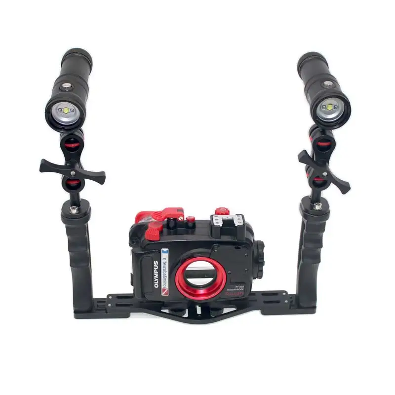 Nitescuba Diving Photography Set Suitable Tray Combo kit 2000lume Video Light Olympus Tg6 Gopro Hero Camera Housing Underwater