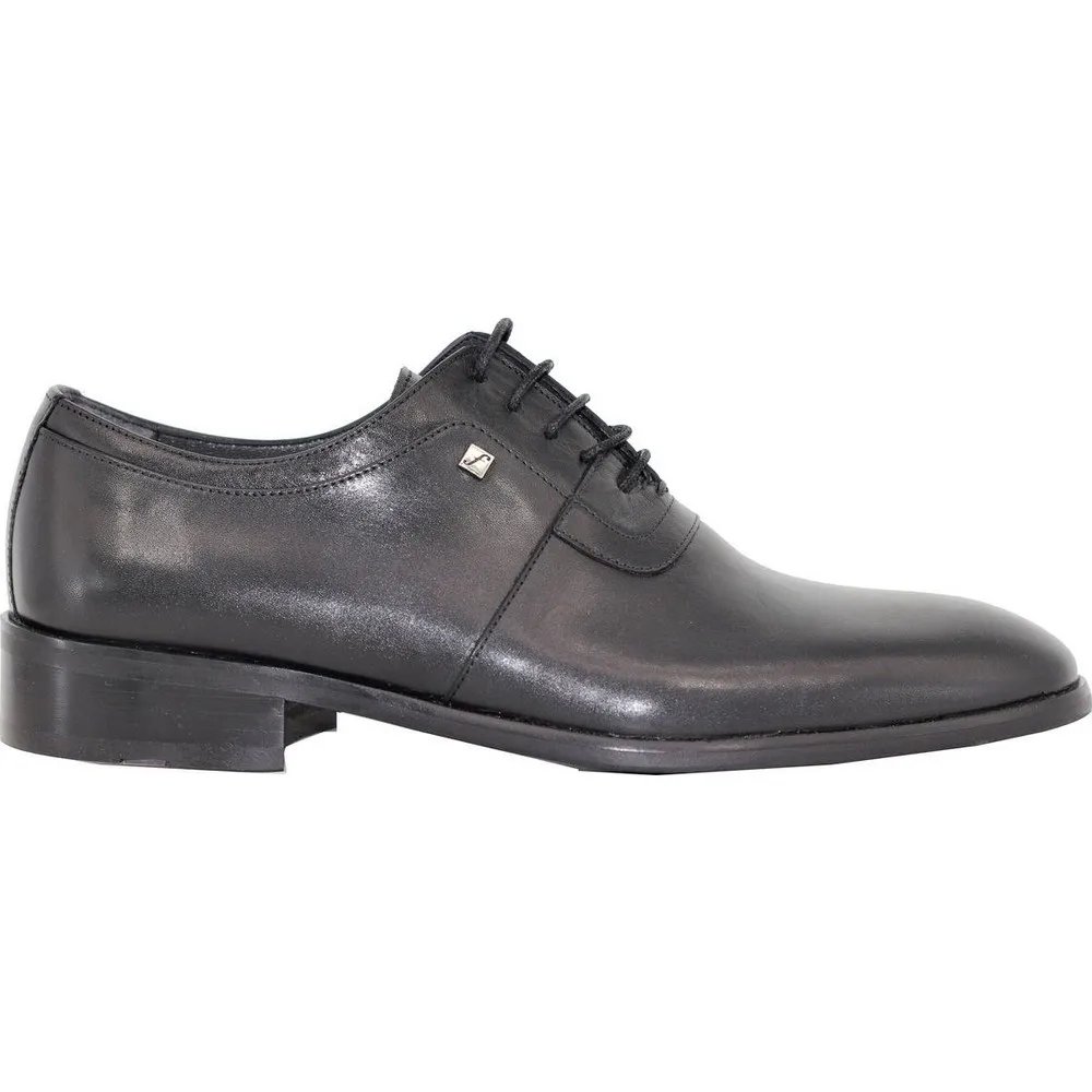 Fosco Genuine Leather Black Men 'S Classic Dress Shoes 9592