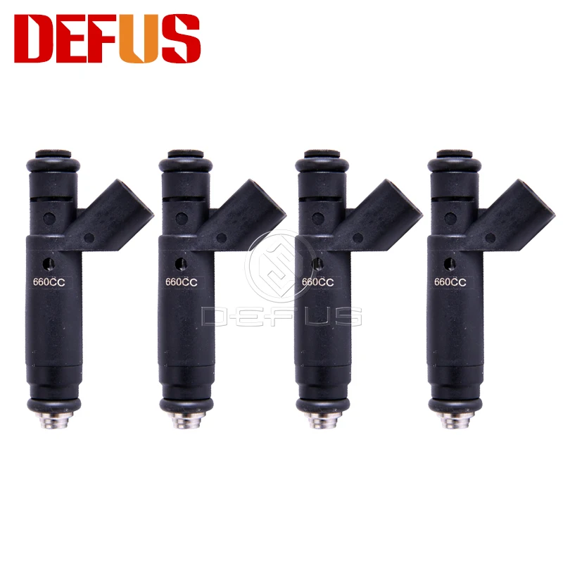 

4 PCS Black High Flow C283808011 108191 Fuel Injector For Gasoline Car 660CC Nozzle Auto Spare Part Car-styling New Engine Hot