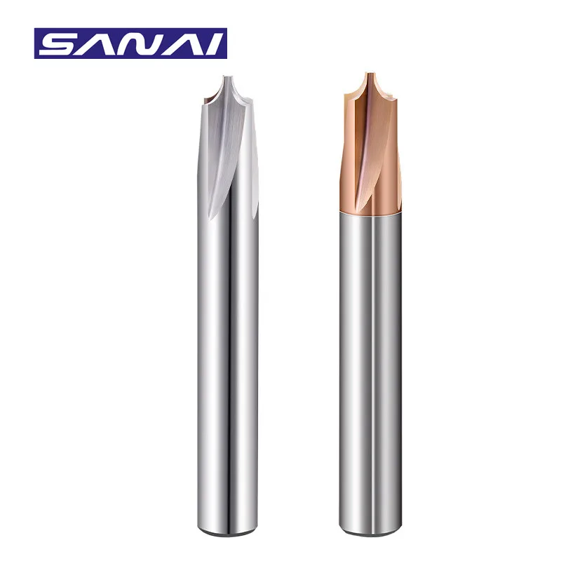 

SANAI Carbide Radius Corner Rounding Cutter End Mill R0.5 R1 R1.5 R2 R2.5 R3 R4 R5 R6 Router Bit Chamfering Milling Tool