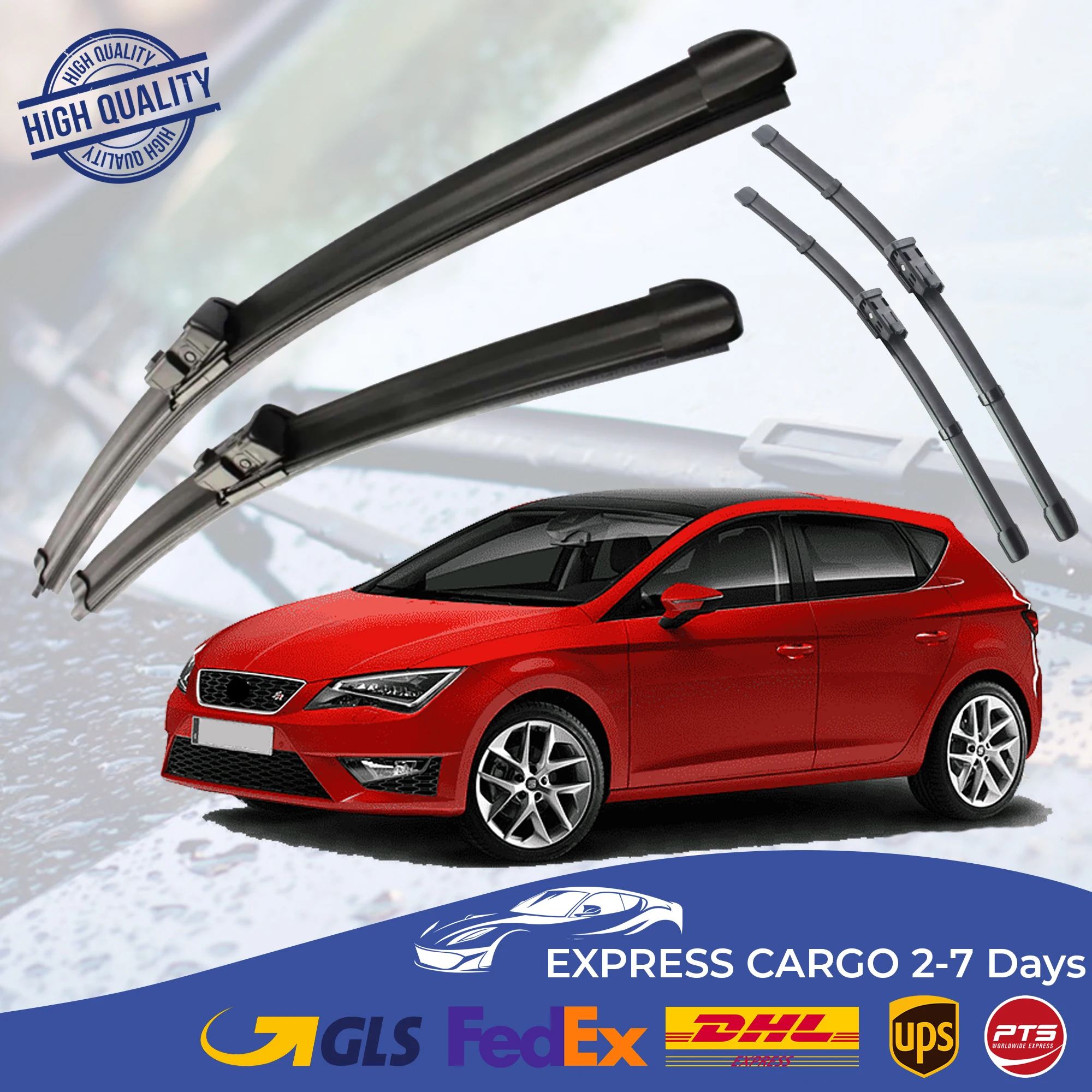 Car Wiper Blade For Leon MK3 2013 2014 2015 2016 2017 2018 2019 2020 Auto Windscreen Windshield Wipers Blades Window Wash Front