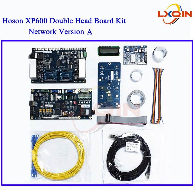 LXQIN Hoson Board kit Double head for Epson XP600/4720/I3200 for ECO Solvent/water-based/UV Printer Plate Set Network Version