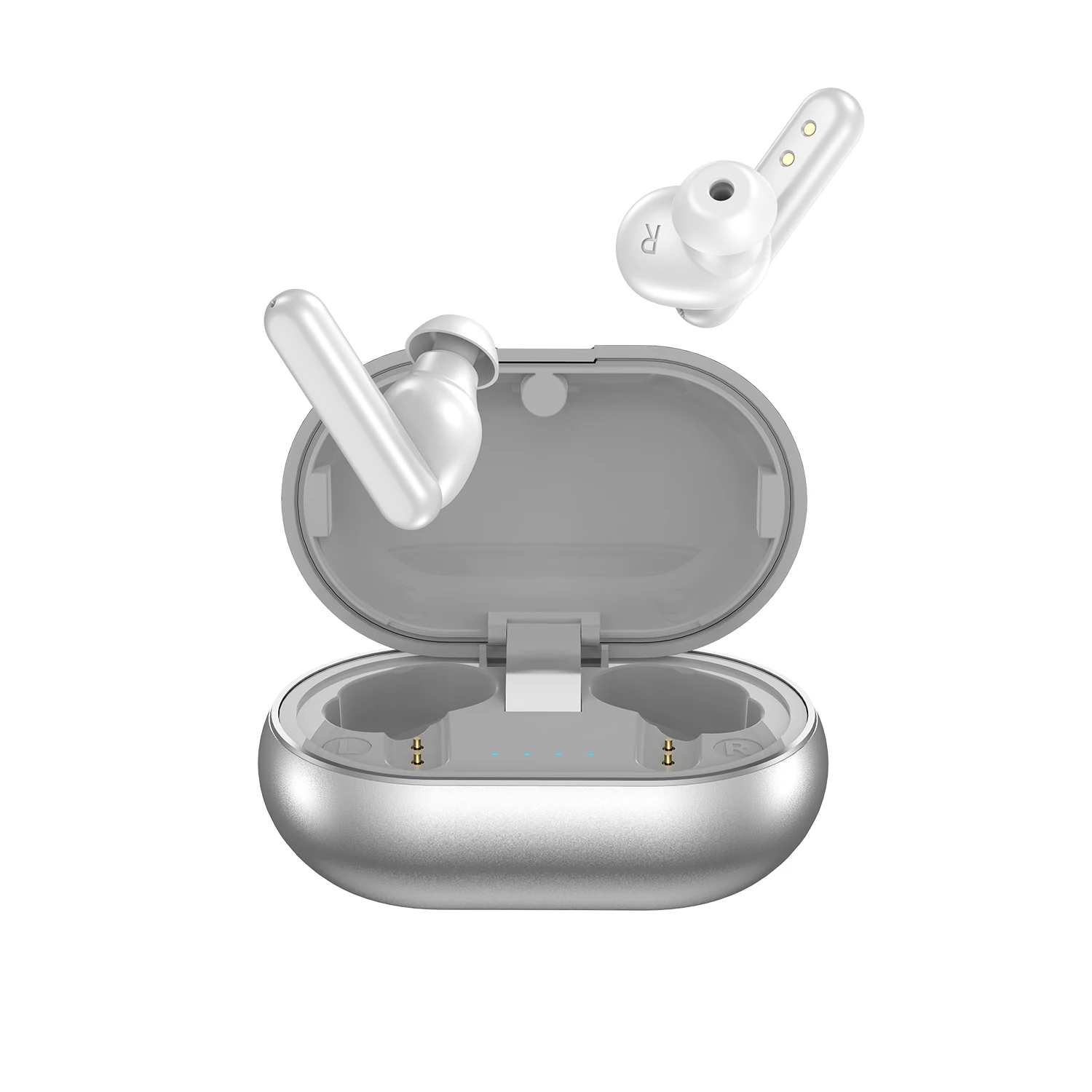 TWS Baru Benar Headset Bluetooth Nirkabel Noise Cancelling 5.0 Sentuh Binaural In-Ear Gaming Latensi Rendah Earbud Baterai Besar