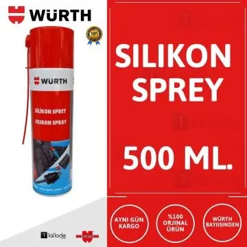 Wurth Silicone Spray 500 ml, spray silicone, tırım audio circuit breaker