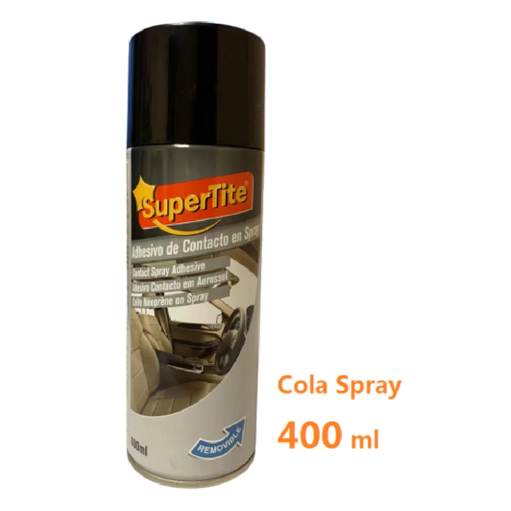 Adhesivo Transparente de contacto Multiuso en Spray Bote de Pegamento Cola Secado Rapido 400 ml