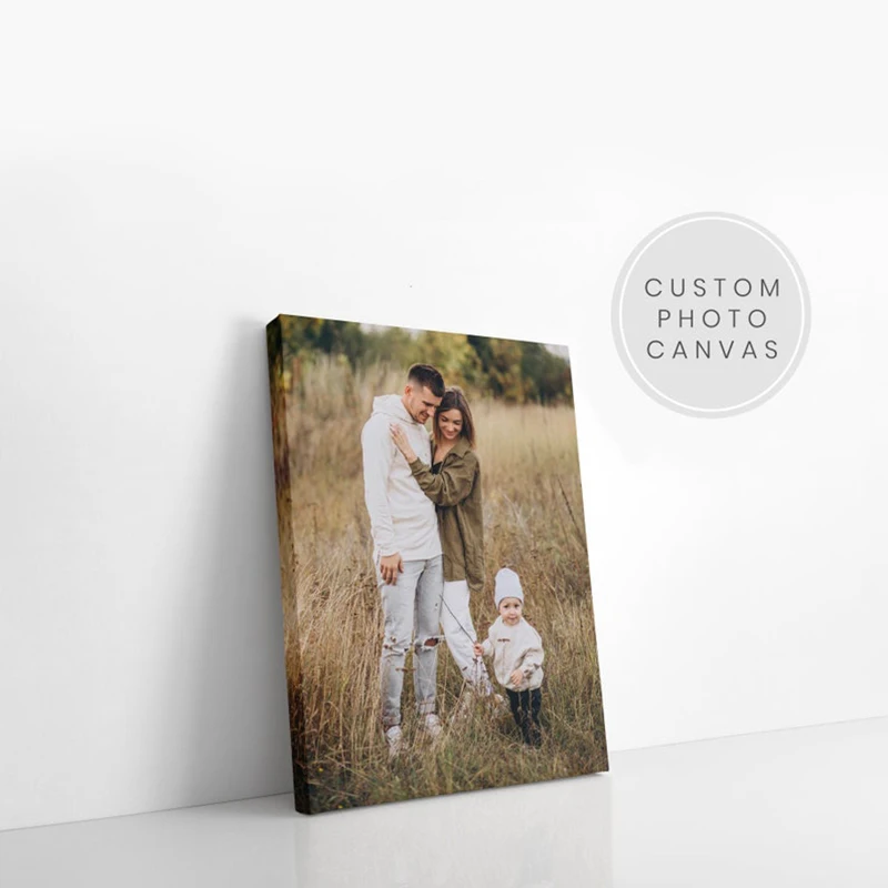 Customiz Family Photo Prints Your Images on Canvas Poster Personalise Custom Canvas Paintings Livingroom Wall Decor Home Decor