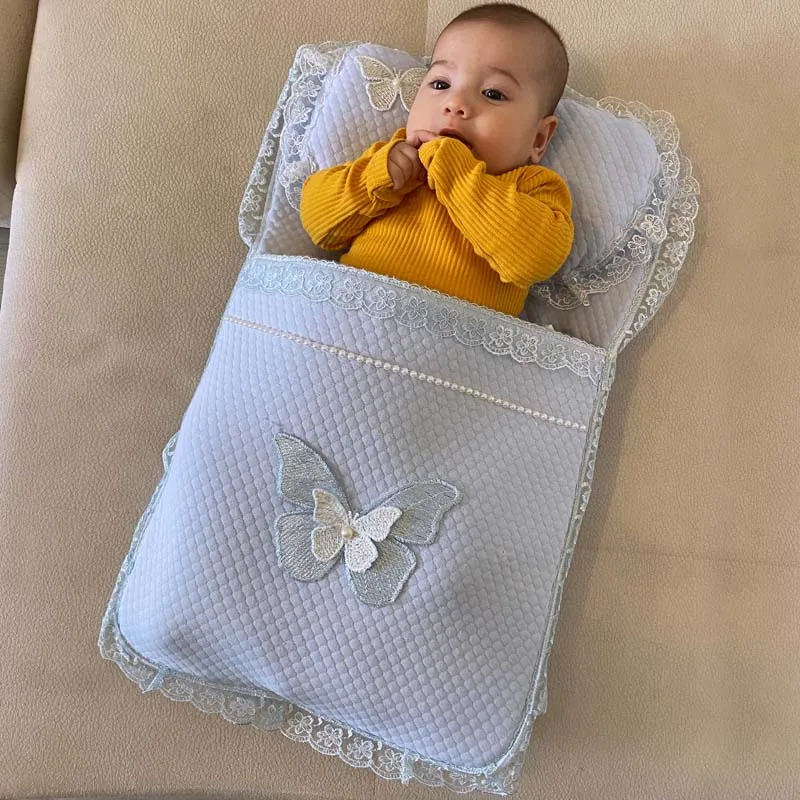 

Modakids Blue For Baby Boys Cute Swaddle Newborn Bedding Butterfly Blanket Men Babies Toddler Clothes Male Baby Stroller Models