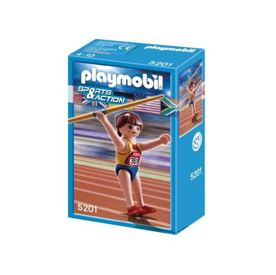 PLAYMOBIL 5201 javelin throw, original, clicks, gift, child, girl, toy, Olympic Games, sport, official license, new, clicks, clik, famobil, gift, collection, collector, cheap price