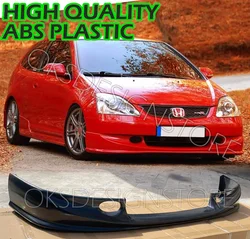 For HONDA CIVIC EP3 TYPE R FRONT Lip Plastic 2004-2005 *FACELIFT MODEL Front Bumper Lip Splitter Diffuser Lip Body Kit Spoiler