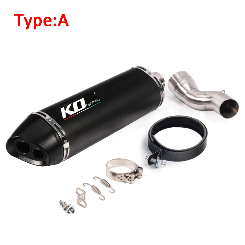 For BMW R1200GS R1200GS Adventure 2013-2019 Motorcycle Exhaust System Mid Link Pipe Slip On 51mm Dual-outlet Muffler Tip Escape