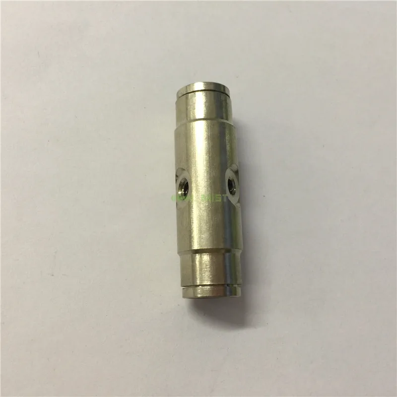 H134 Nickle plating 2 nozzle hole fitting quick connector tee joiner for 3/8'' stainless steel tube mist Cooling system 10pc/lot