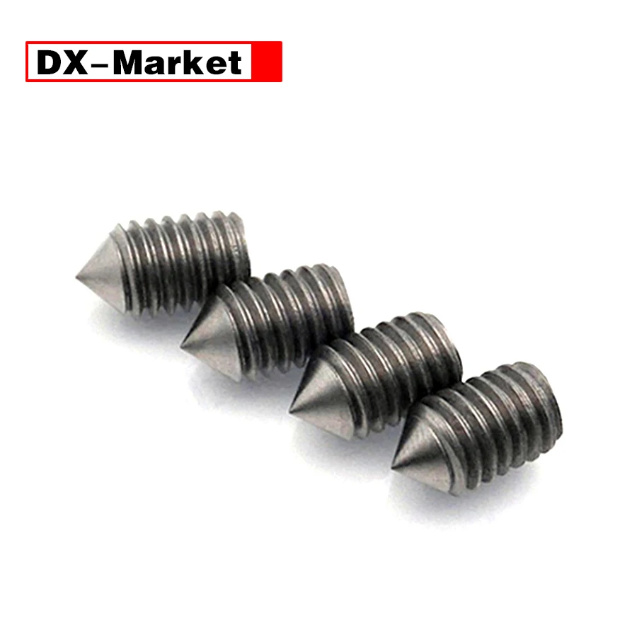 

M5 Hex Socket Grub Screw , Gr2 Titanium Cone Point Set Screws ,E027