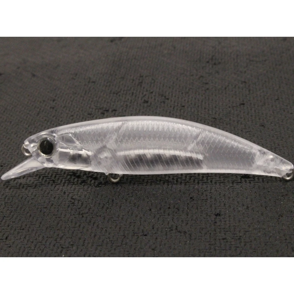 

wLure 6.5cm 3.3g Sinking Minnow Unpainted Transparent Jerkbait Blank Lure Customize Painting UPM777