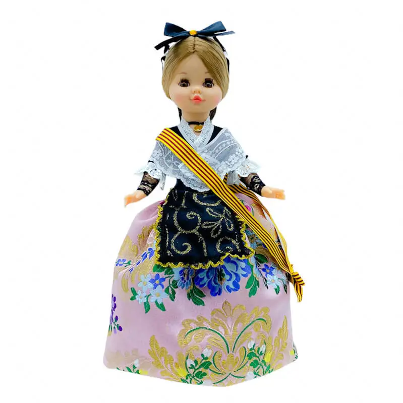 Original Sintra doll collection 40 cm regional dress typical Catalan Catalonia Barcelona. Manufactured in Spain by Folk crafts.