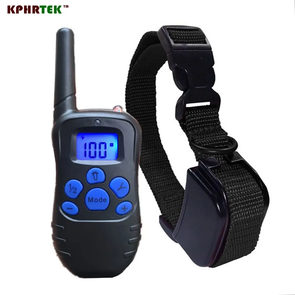 

20 Pcs LCD Vibration Pet Electric Shock with Ultrasonic Remote for Anti Bark Collar 100g2280