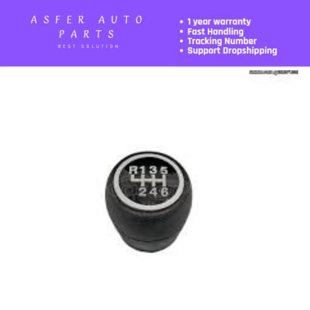 GEAR TOP KNOB CHROME 6 SHIFT FOR FIAT LINEA G.PUNTO SHORT SIZE BLACK TOP QUALITY SUITABLE PRICE MULTIPLE OPTION LEATHER LEATHER 55345242