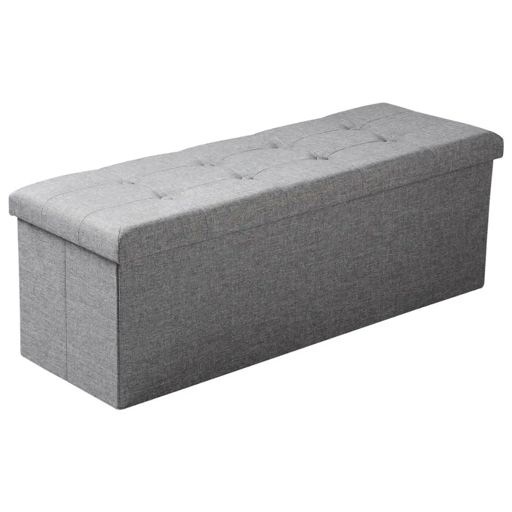 1Pc Opvouwbare Kruk Home Ottoman Seat Bankje Kist Met Opbergruimte Organizer Box Woonkamer Meubilair