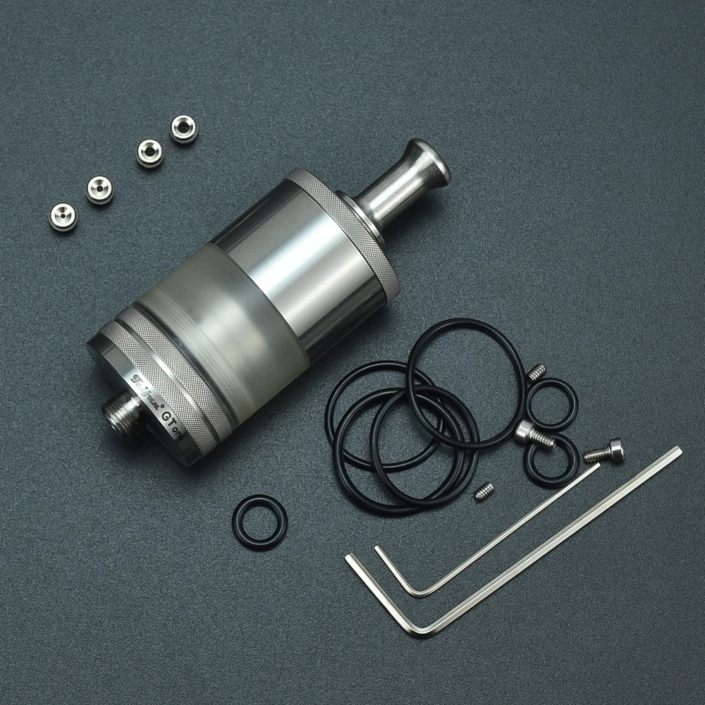 Taifun GT ONE Atomizer 316ss 23mm 4.3ml PSU Tank Top Filling kapasiteli 510 iplik vs Taifun gtr vape 4.5s+ rta