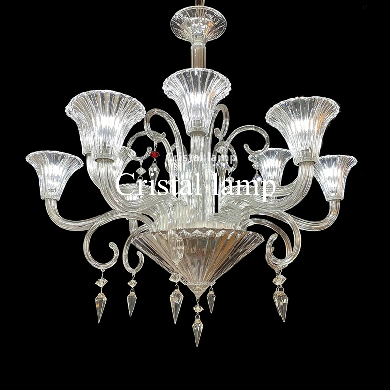 Contemporary Design Nordic Style Living Room Villa K9 Crystal Pendant Light Wedding Luxury Ceiling Decoration Led Chandelier