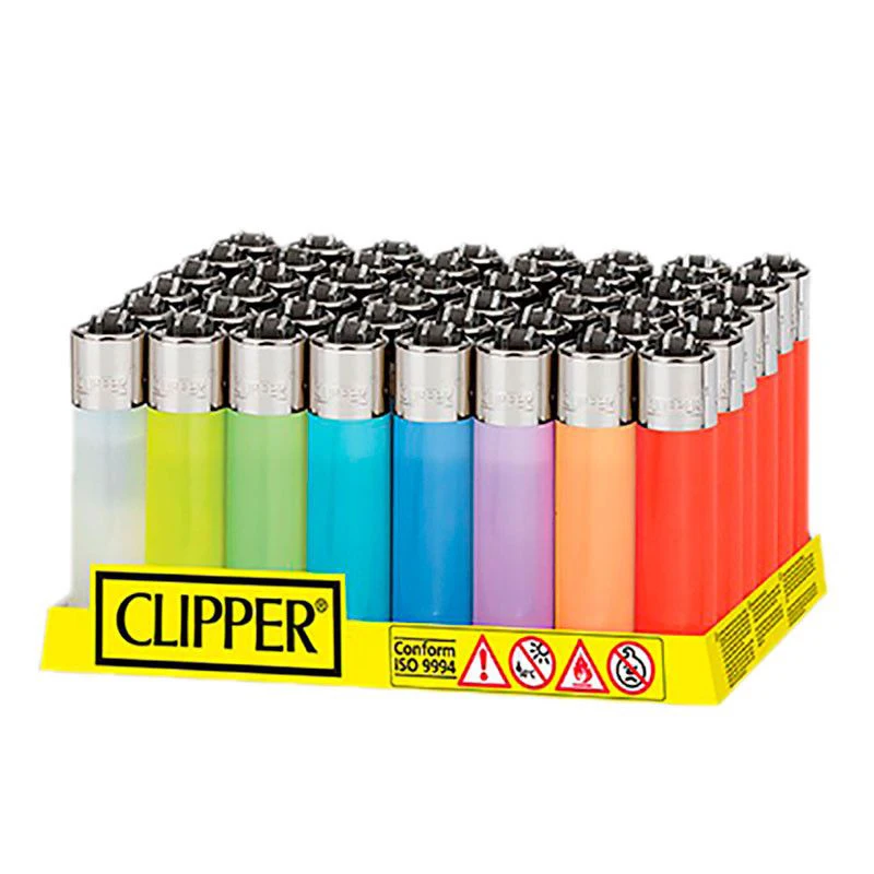 Clipper Pack of 48 lighters lighters Clipper color translucate Pocket