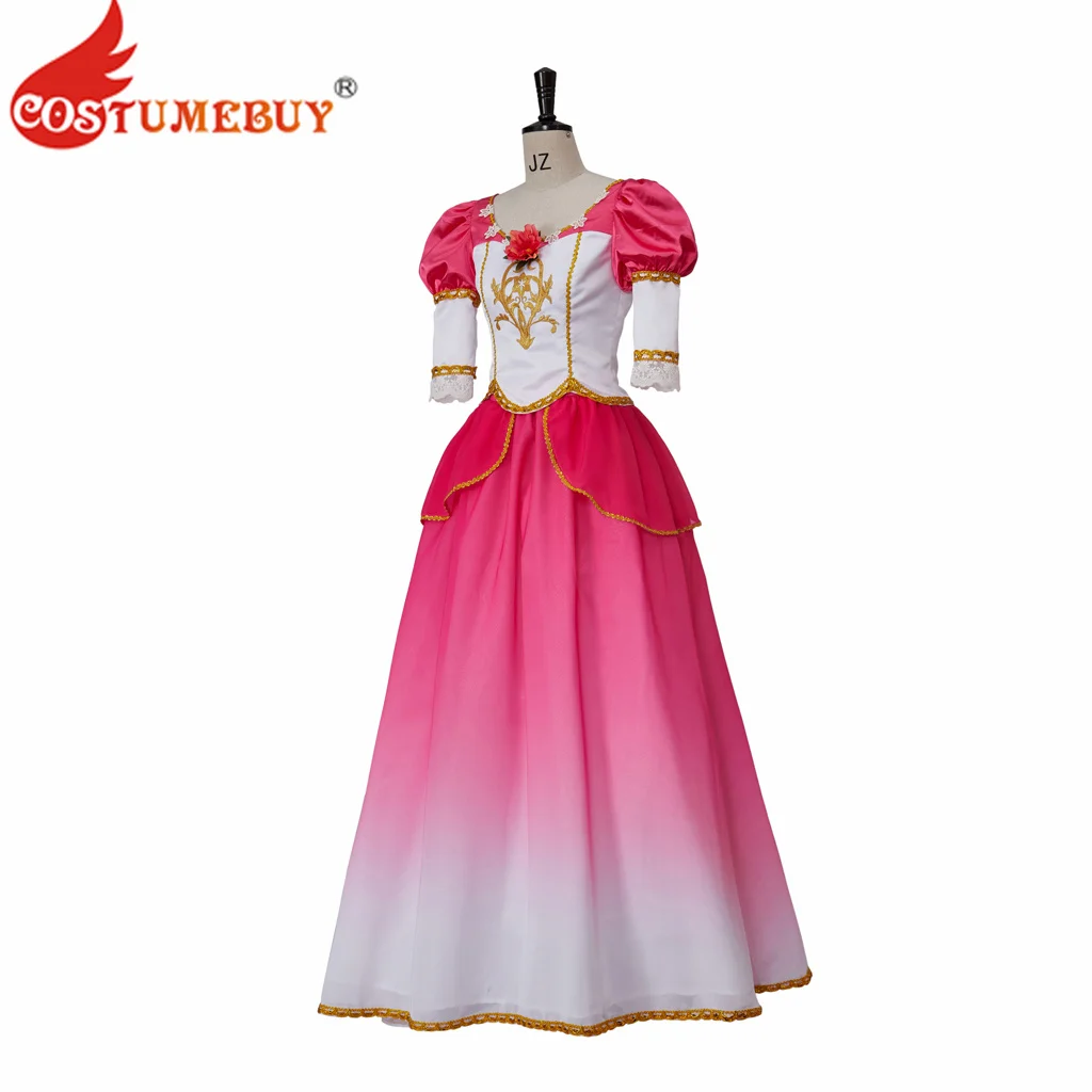 CostumeBuy Princess Genevieve Cosplay Costume Twelve Dancing Princess Dress Halloween Carnival Costume for Women Girls