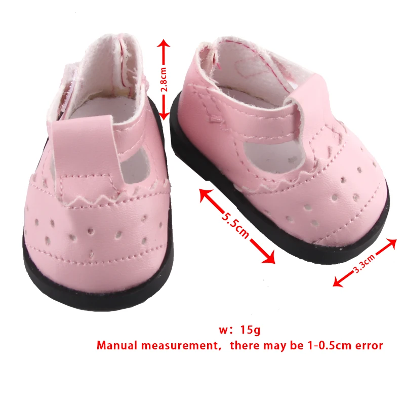 5.5cm Mini Leather Doll Shoes For 1/6 BJD 14 Inch American Doll Boots High-quality Cute Accessories For DIY,Russia Girl Doll Toy - Image 2