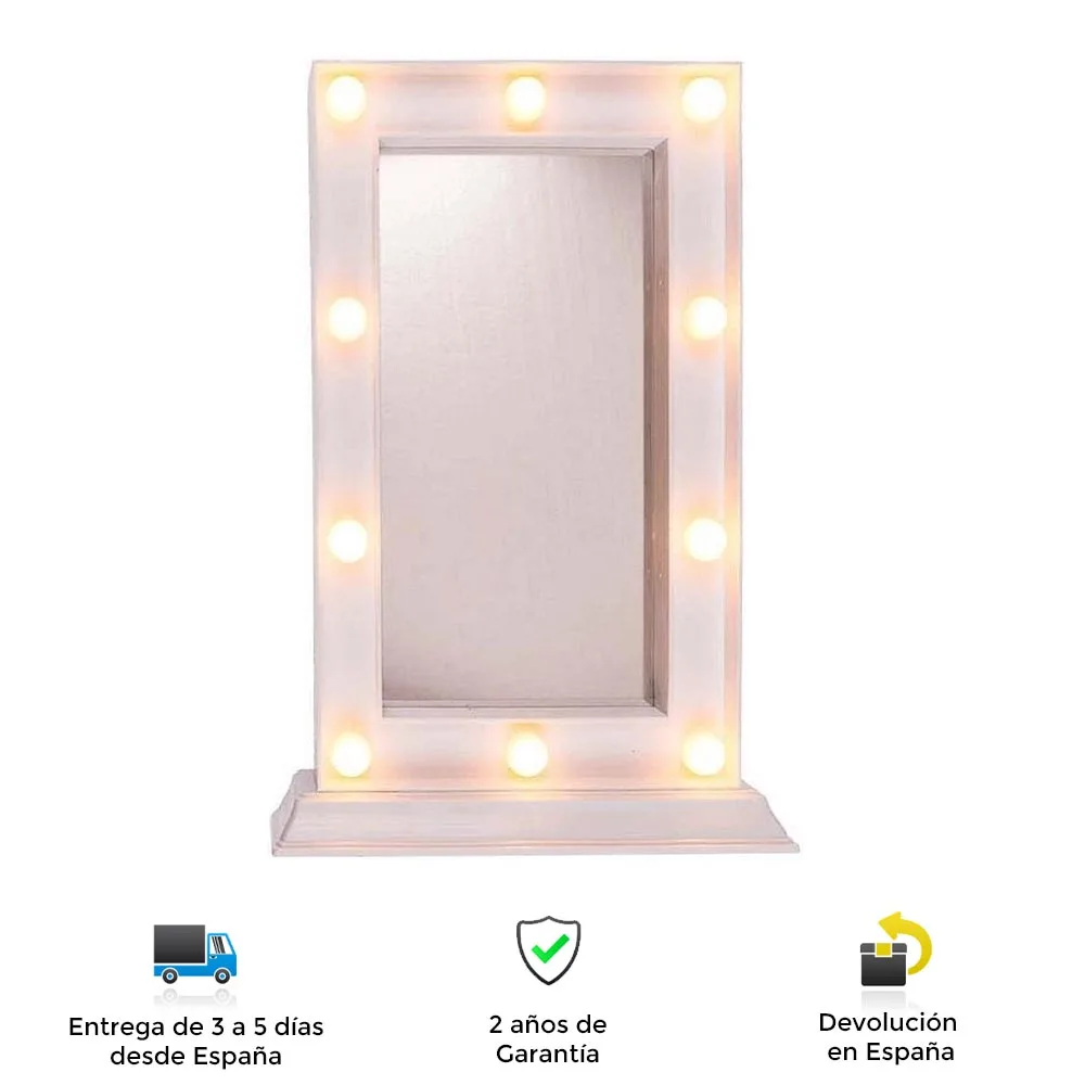 Makeup Mirror with led light, original, modern design, elegant, decorative, vanity, dressing room, stand, makeup mirror light, mirrors, Mirror