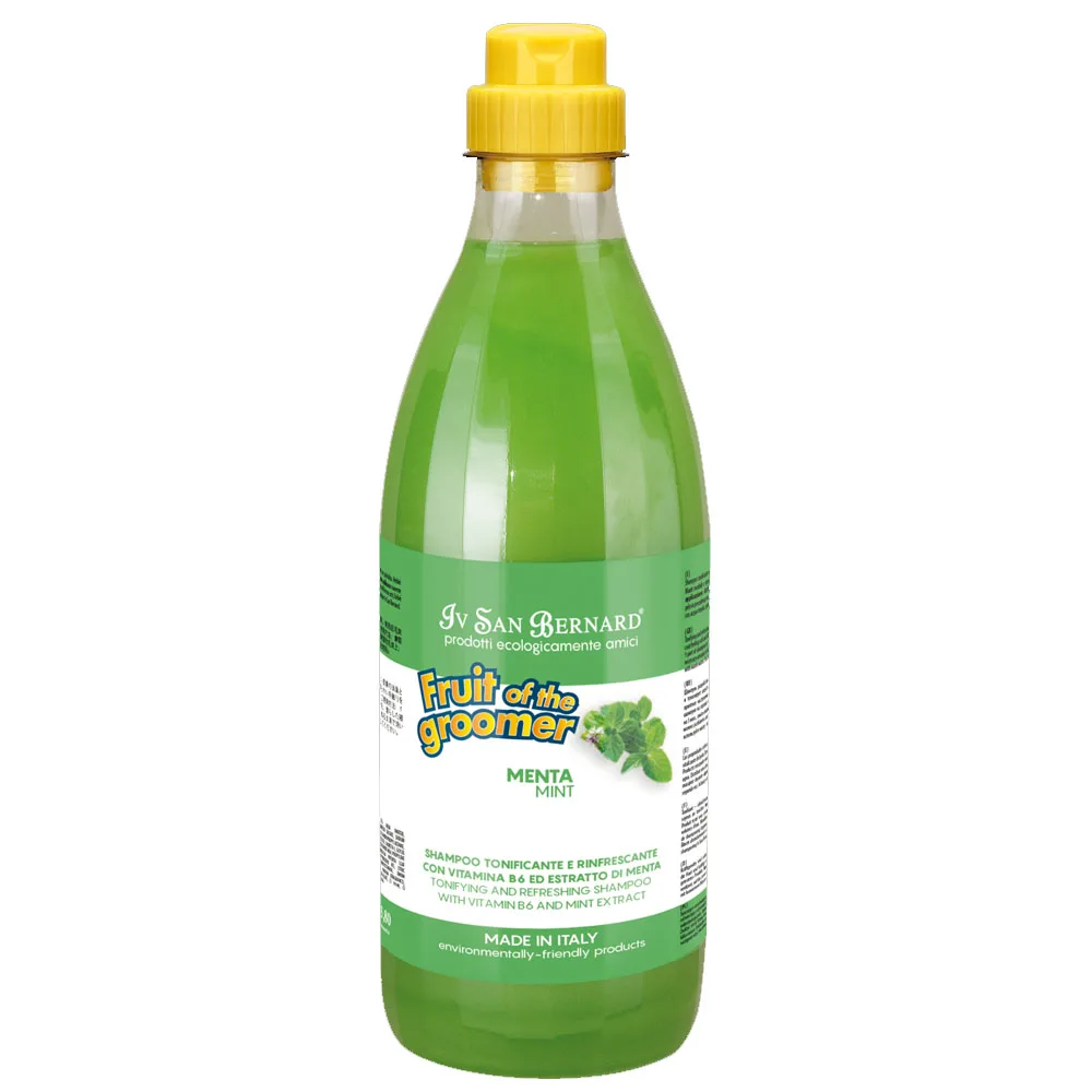 Dog mint shampoo | Fruit of the groomer shampoo | 1 litre Mint Shampoo