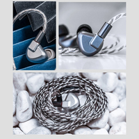 Letshuoer S12 Hi-Fi Earphones  14.8mm Planar Magnetic Driver IEM with Silver Plated Monocrystalline Copper Cable 3.5mm Headphone