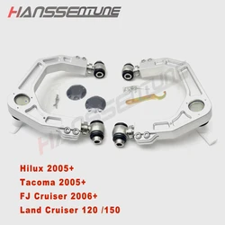 Hanssentune  4x4 Pickup Car Front Billet Aluminum Upper Control Arms For Hilux, Tacoma 2005+,FJ Cruiser, 4Runner ,LC120 LC150