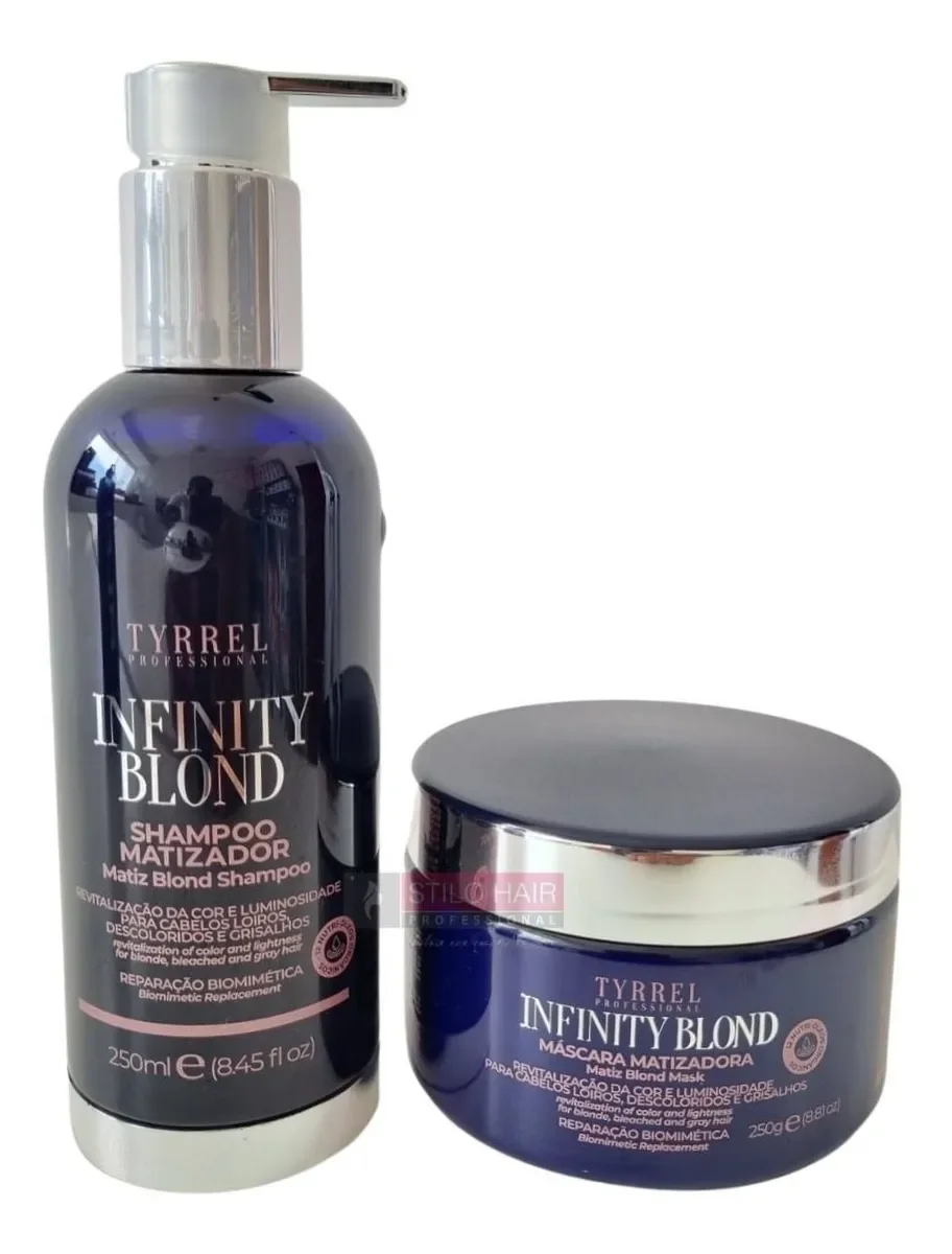 Infinity Blond Tyrrel Matizador Shampoo e Máscara