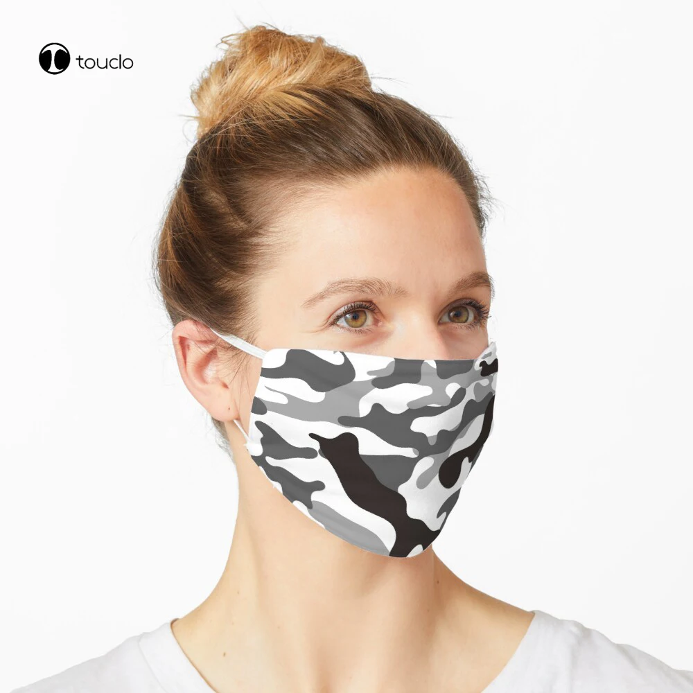 Urban Camo Mask Face Mask Filter Pocket Cloth Dapat Dicuci Kembali