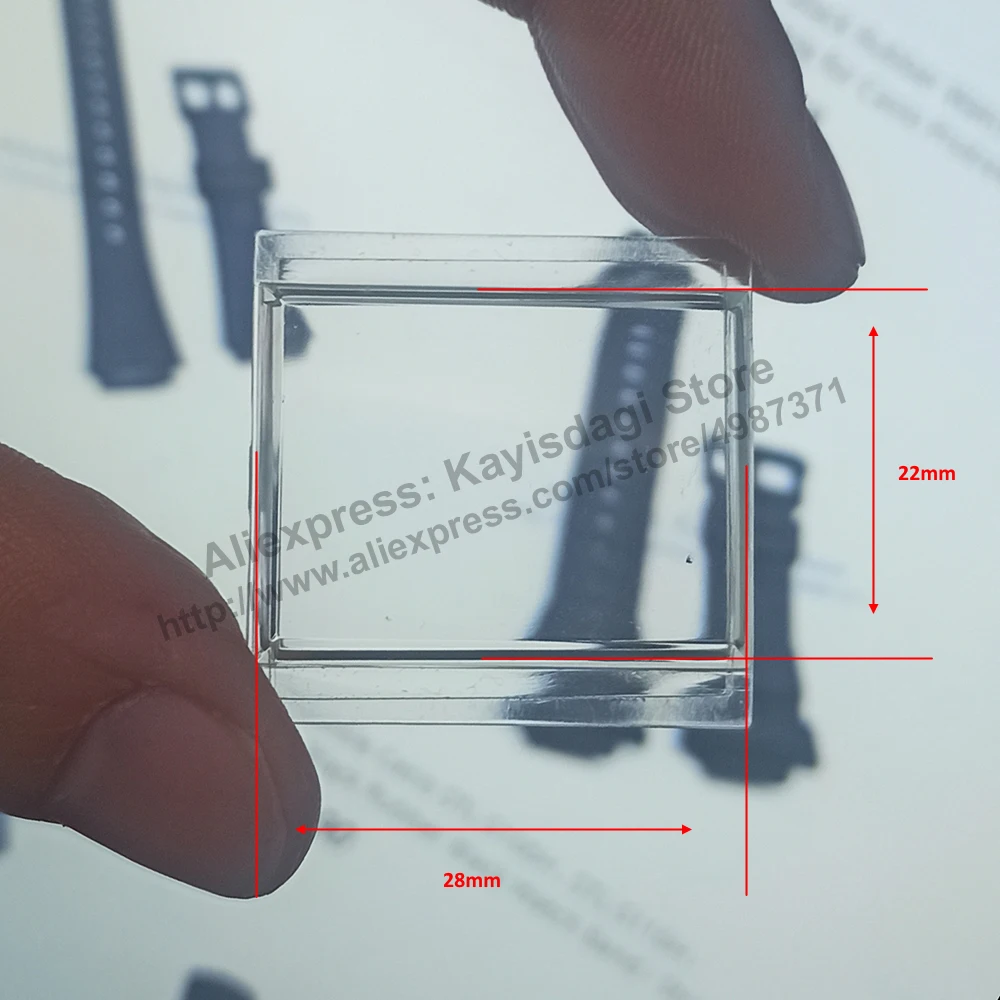 Plastic (Acrylic) Watch Glass Crystals Comp. For Seiko 6119-5000 , 6106-5000 , 6106-5009 , 6106-5440 case back number ref. image 2