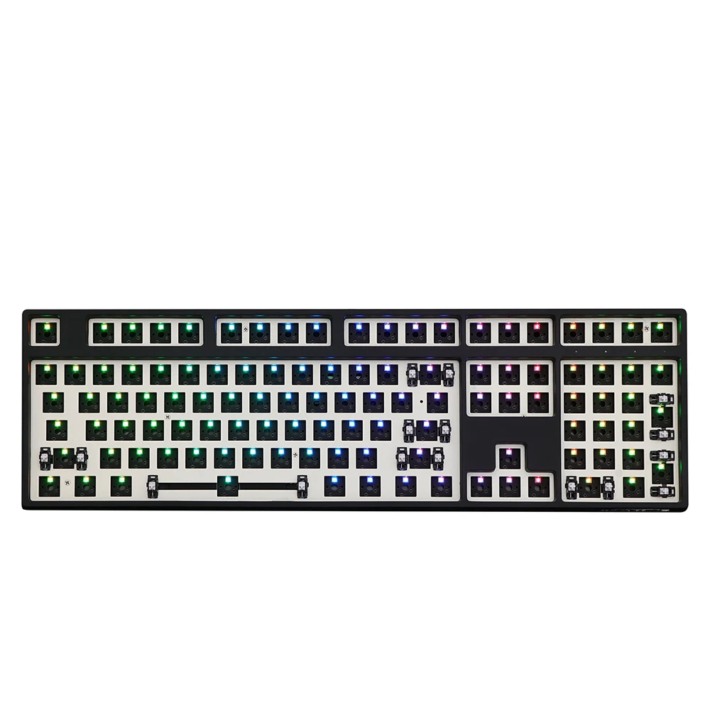 EPOMAKER GK108S Bluetooth 5.1 Hot Swappable Keyboard kit, With RGB Backlit, Type-C Interface, Fully Programmable