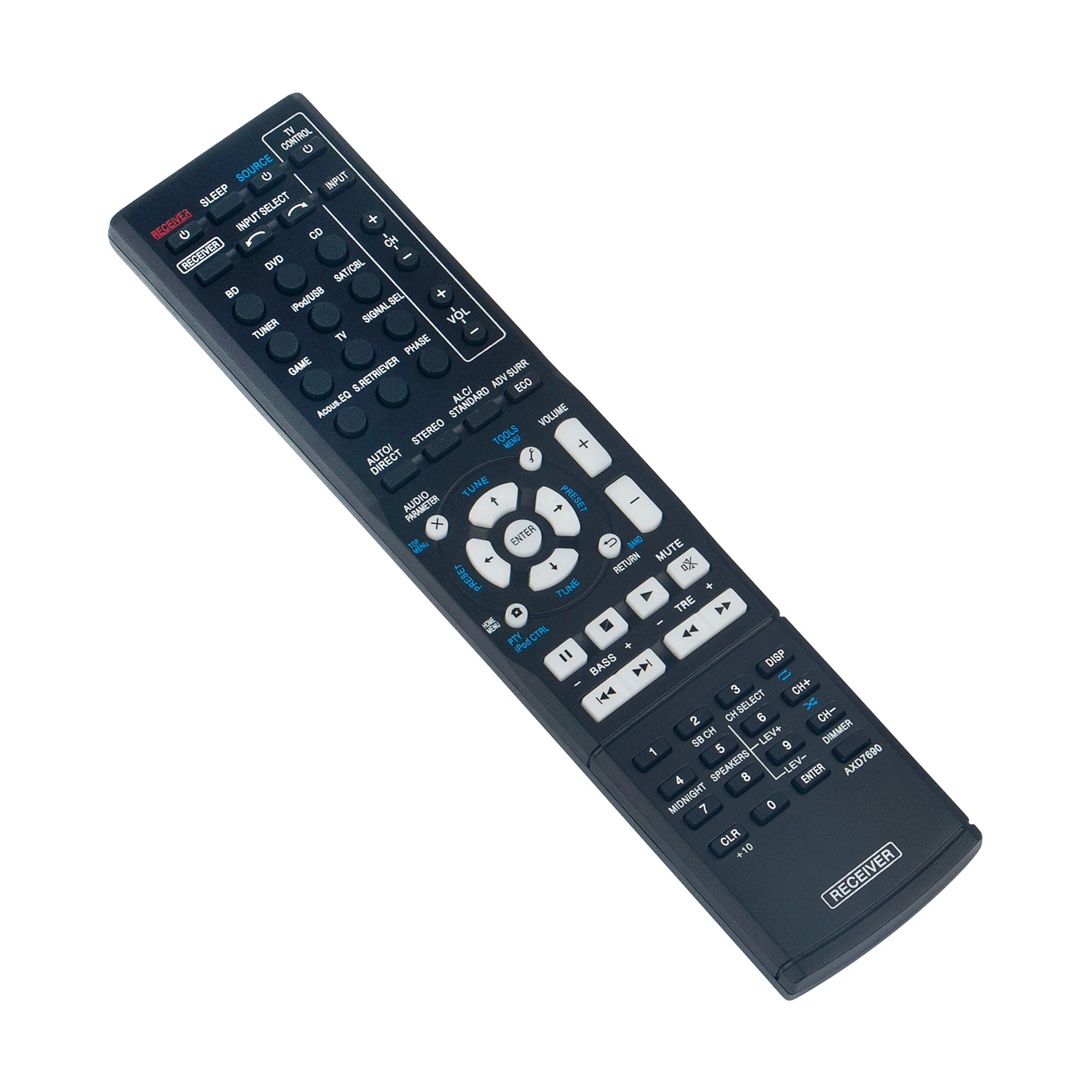 New AXD7690 Replaced Remote Control fit for Pioneer AV Receiver HTP-072 VSX-324-K-P VSX-5231 VSX-523-K VSX-524-K