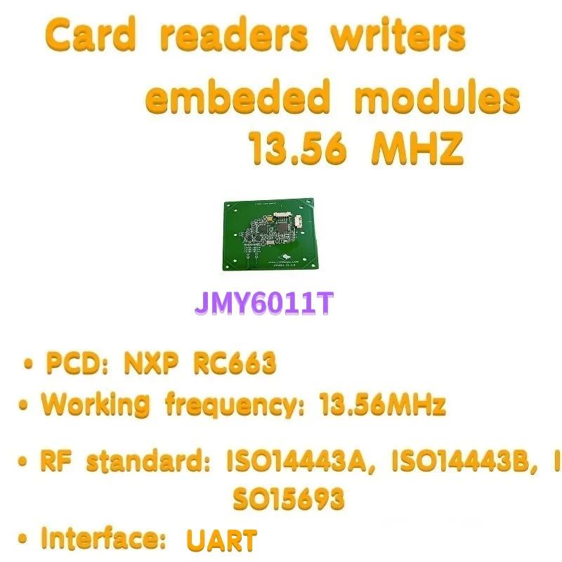 

HF RFID Module NXP RC663 UART interface Write & Read for arduino Library used in Electronic Security Solutions