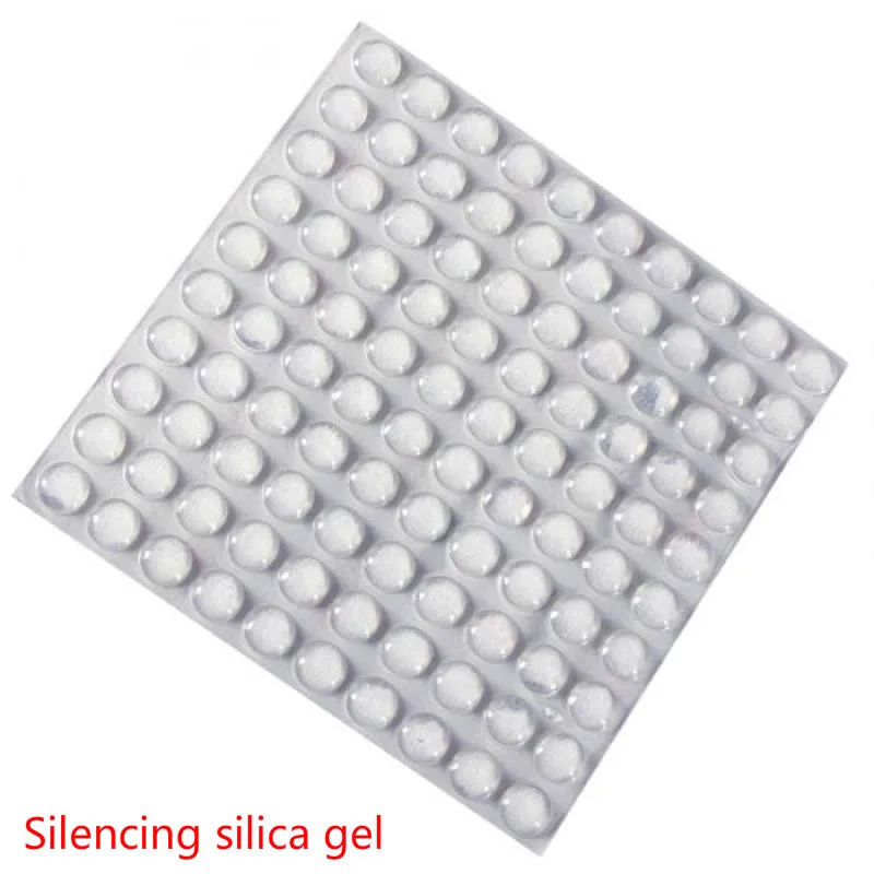 30-100PCS Self Adhesive Silicone Furniture Pads Cabinet Bumpers Rubber Damper Buffer Cushion Protective Furniture Hardware